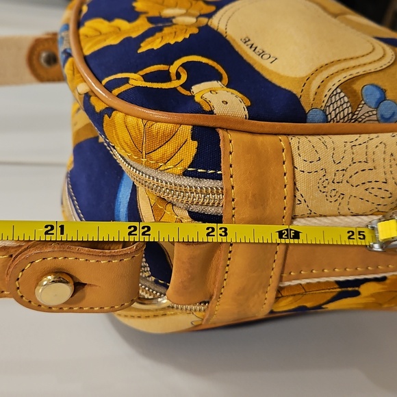 Loewe Blue and Tan Vintage Crossbody Bag - Picture 11 of 11